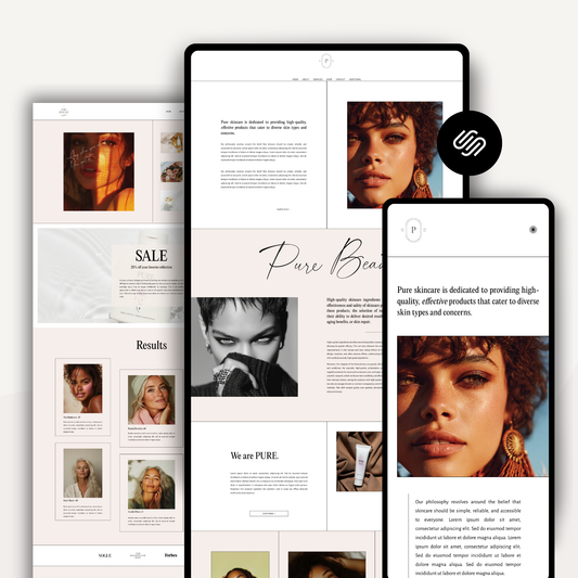PURE Squarespace Template