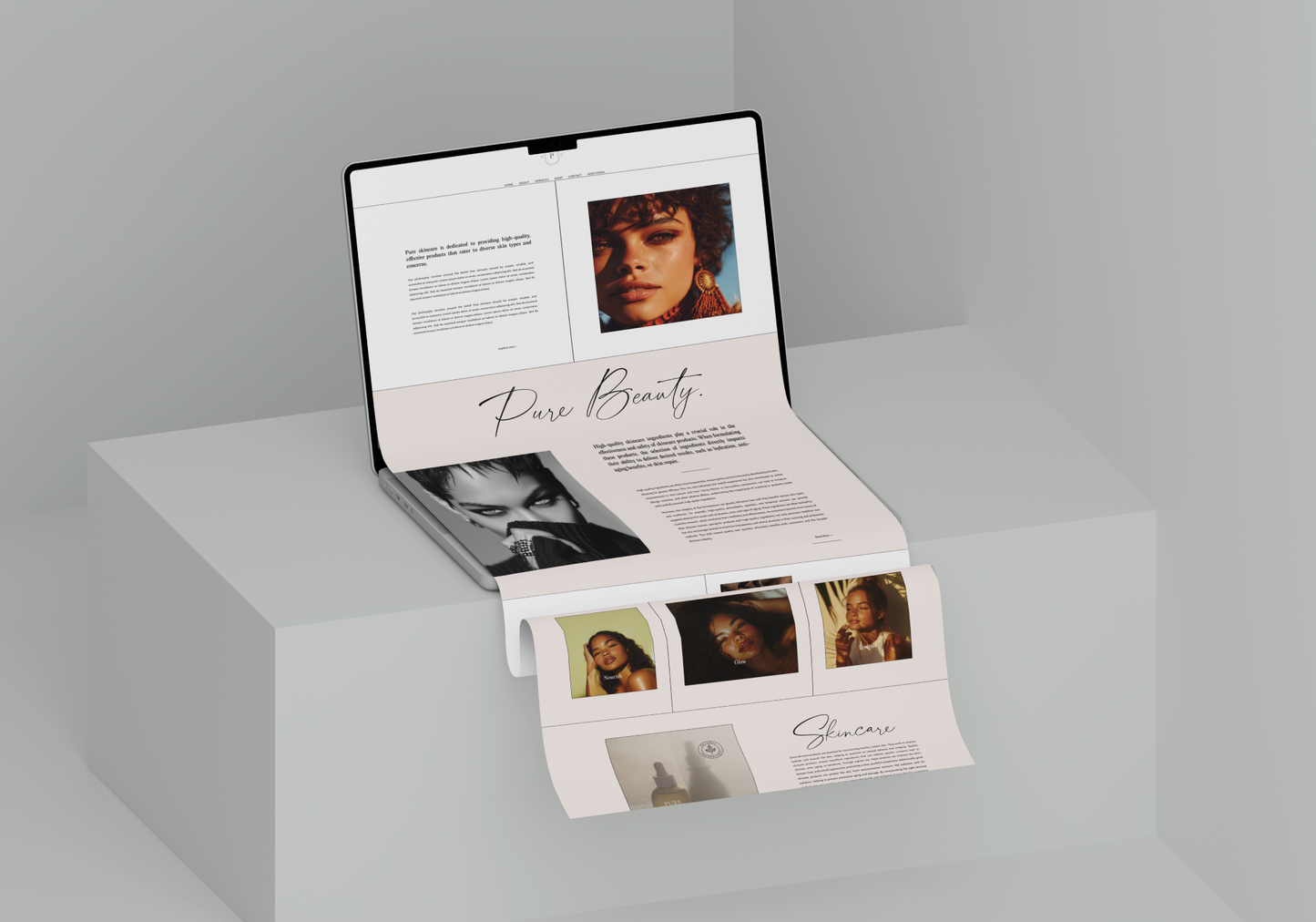 PURE Squarespace Template