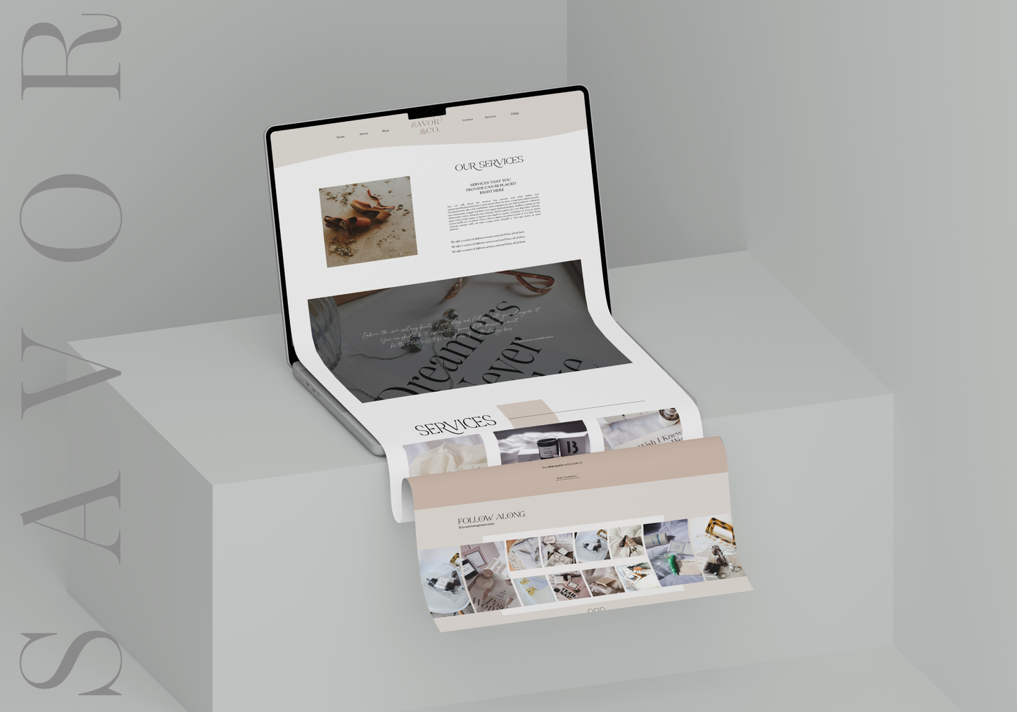 Savor | Squarespace Website Template