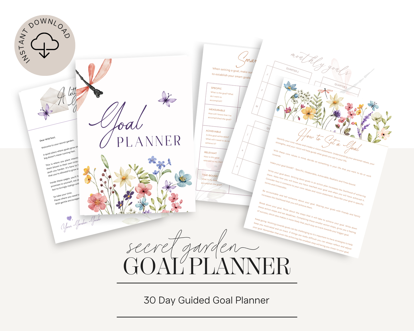 Secret Garden Goal Planner