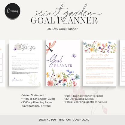 Secret Garden Goal Planner