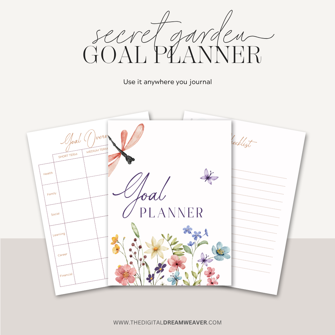 Secret Garden Goal Planner
