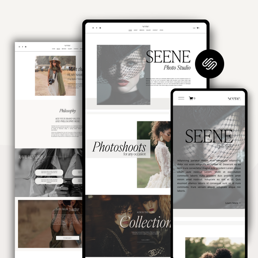Seene Squarespace Template