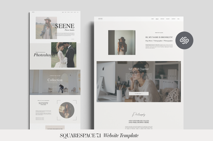 Seene Squarespace Template