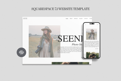 Seene Squarespace Template