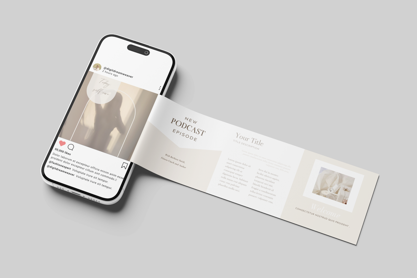 Sahara | 30 Ultra Minimalist Instagram Post Templates