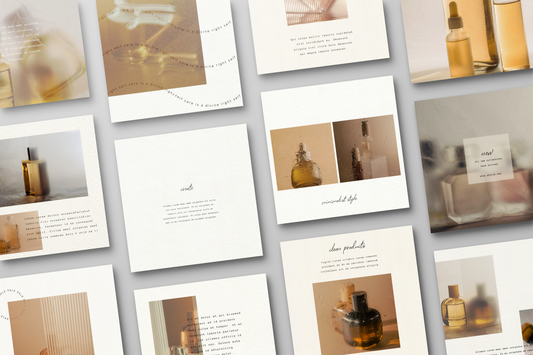 Sahara | 30 Ultra Minimalist Instagram Post Templates