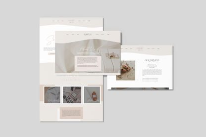 Savor | Squarespace Website Template