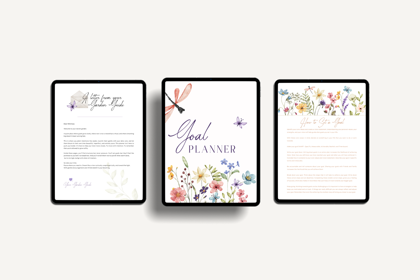 Secret Garden Goal Planner