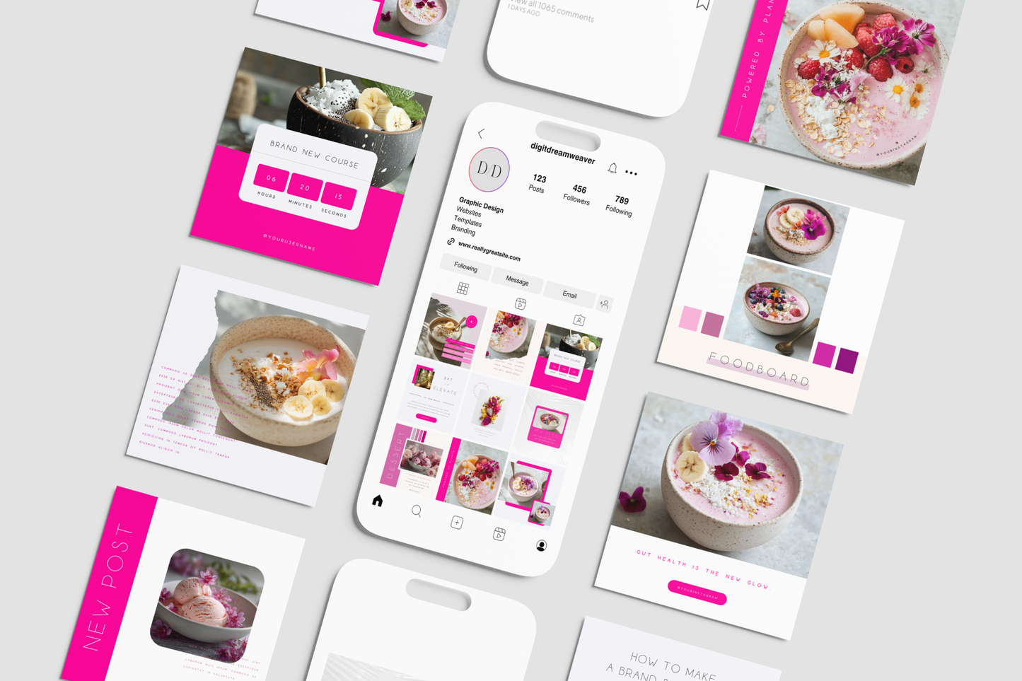 Thrive | Social Media Kit for Coaching, Health and Wellness