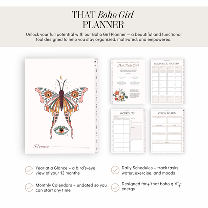 Boho Girl Mega Life Digital Planner