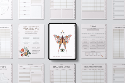 Boho Girl Mega Life Digital Planner