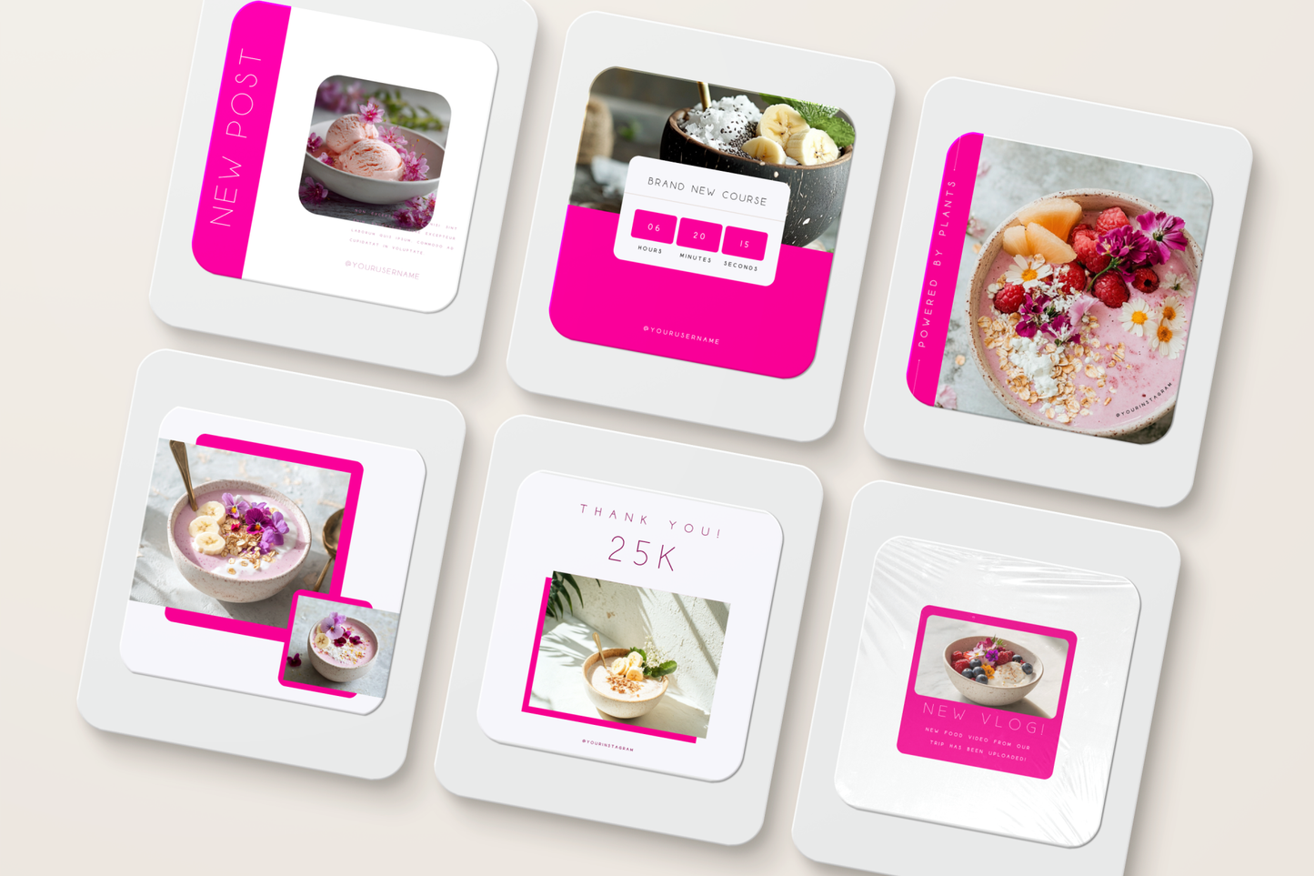 Thrive | Social Media Kit for Coaching, Health and Wellness