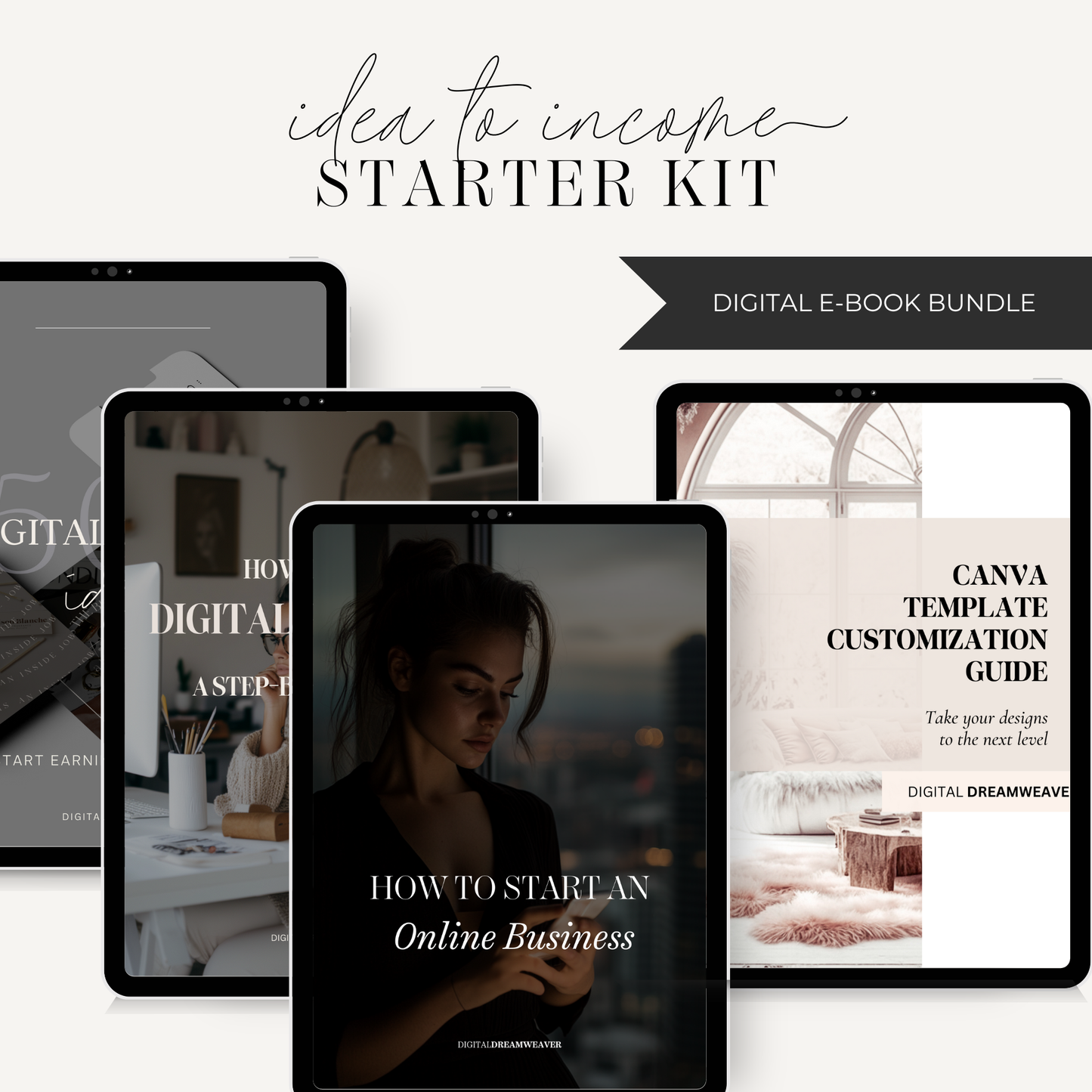 Idea to Income Starter Kit™ | 4-In-1 Digital Business Launch Bundle