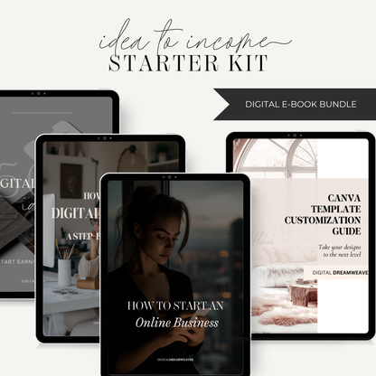Idea to Income Starter Kit™ | 4-In-1 Digital Business Launch Bundle