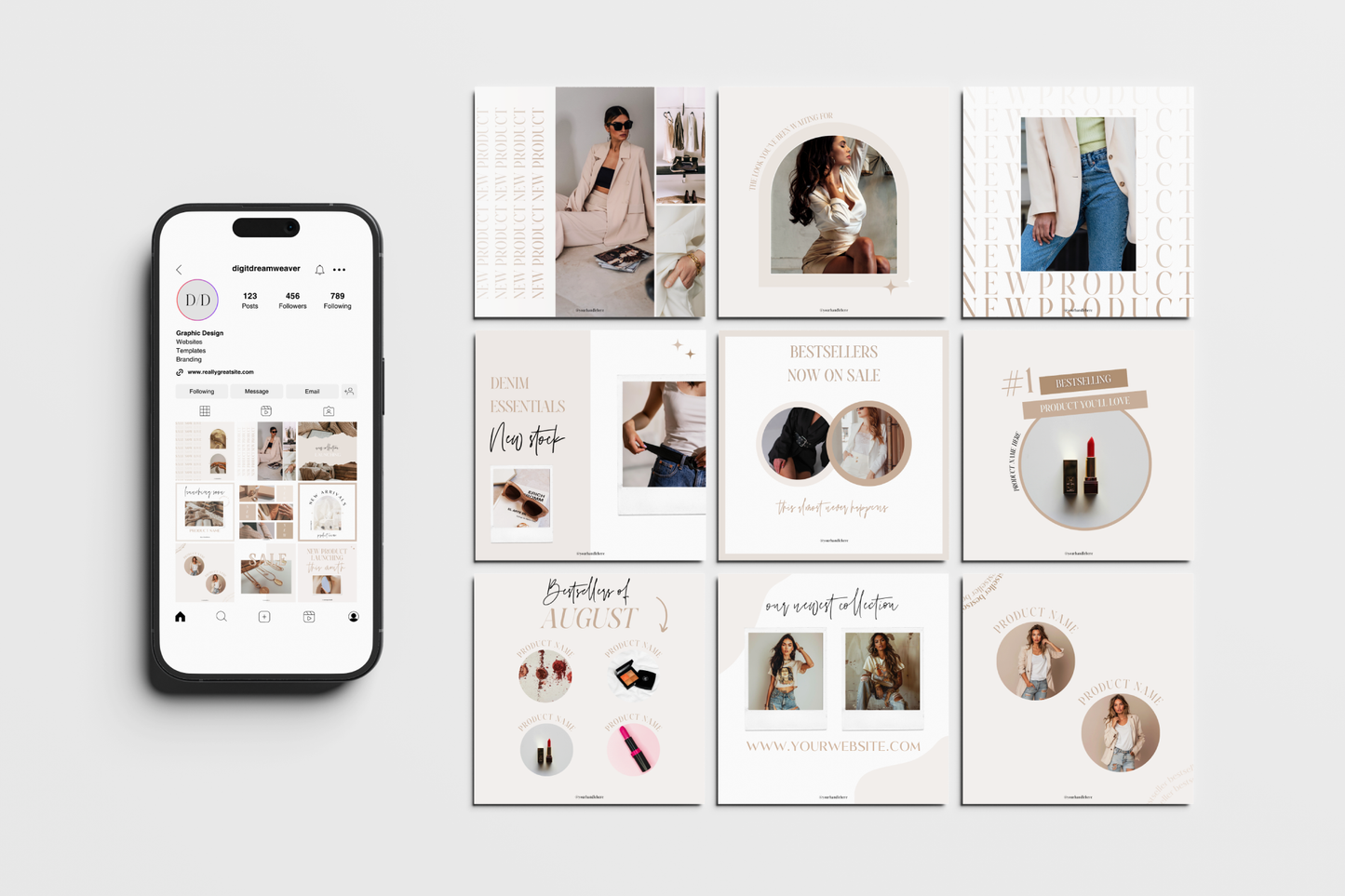 Warm Sands | 110 Product Focused Instagram Posts