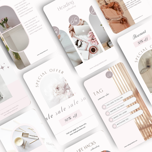 Willow | Customizable Instagram Story Templates for Content Creators, Beauty and Skincare, Boutiques