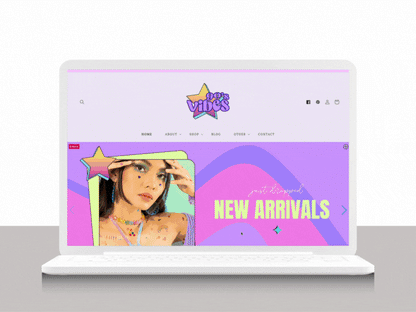 Cotton Candy Website Template for Shopify
