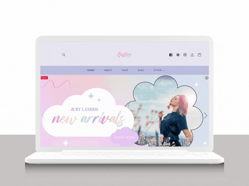 Bastien Customizable Website Template for Shopify
