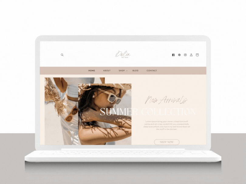 Delia Shopify Template