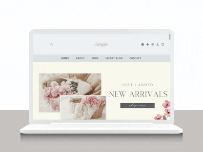 Secret Garden Shopify Website Template