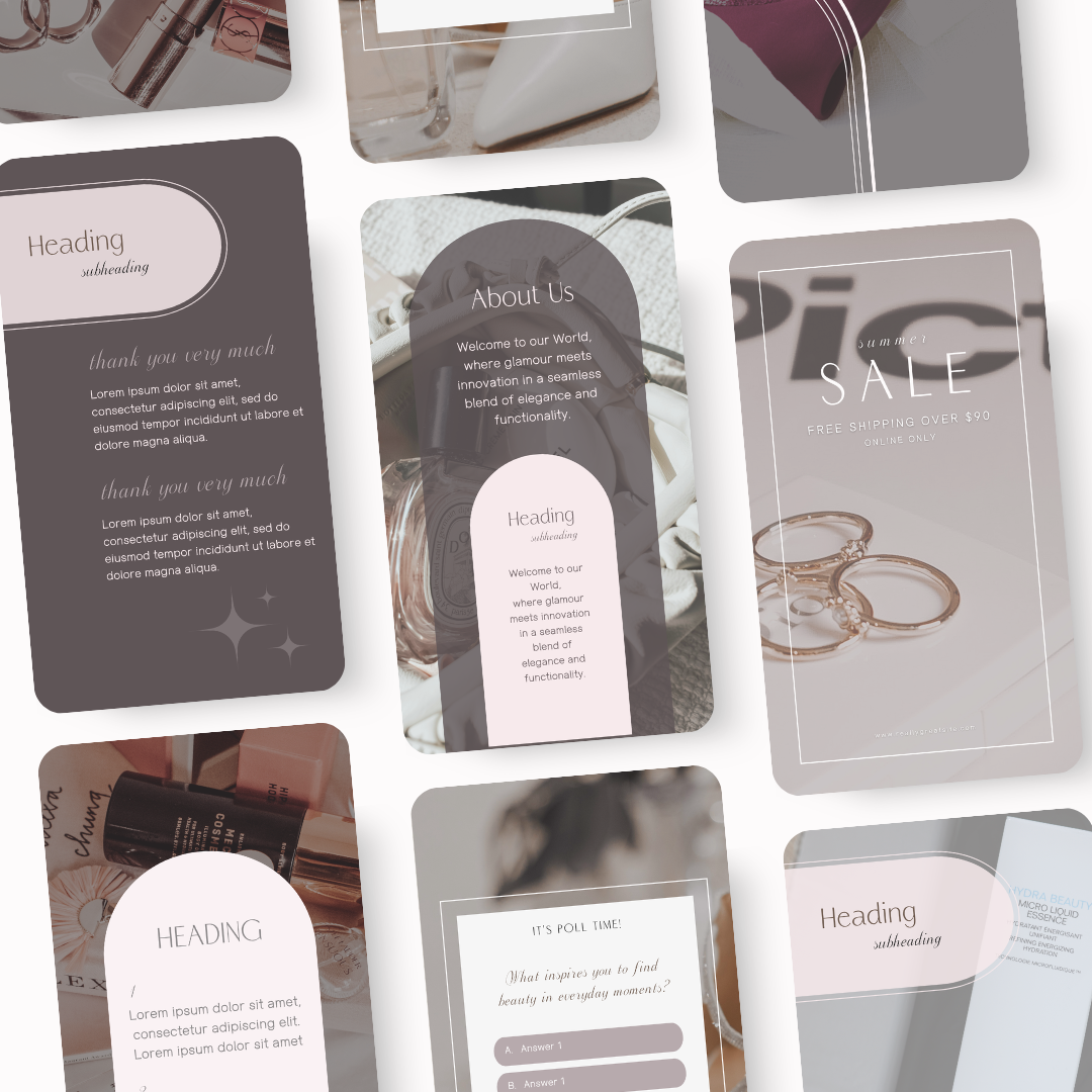 Willow | Customizable Instagram Story Templates for Content Creators, Beauty and Skincare, Boutiques