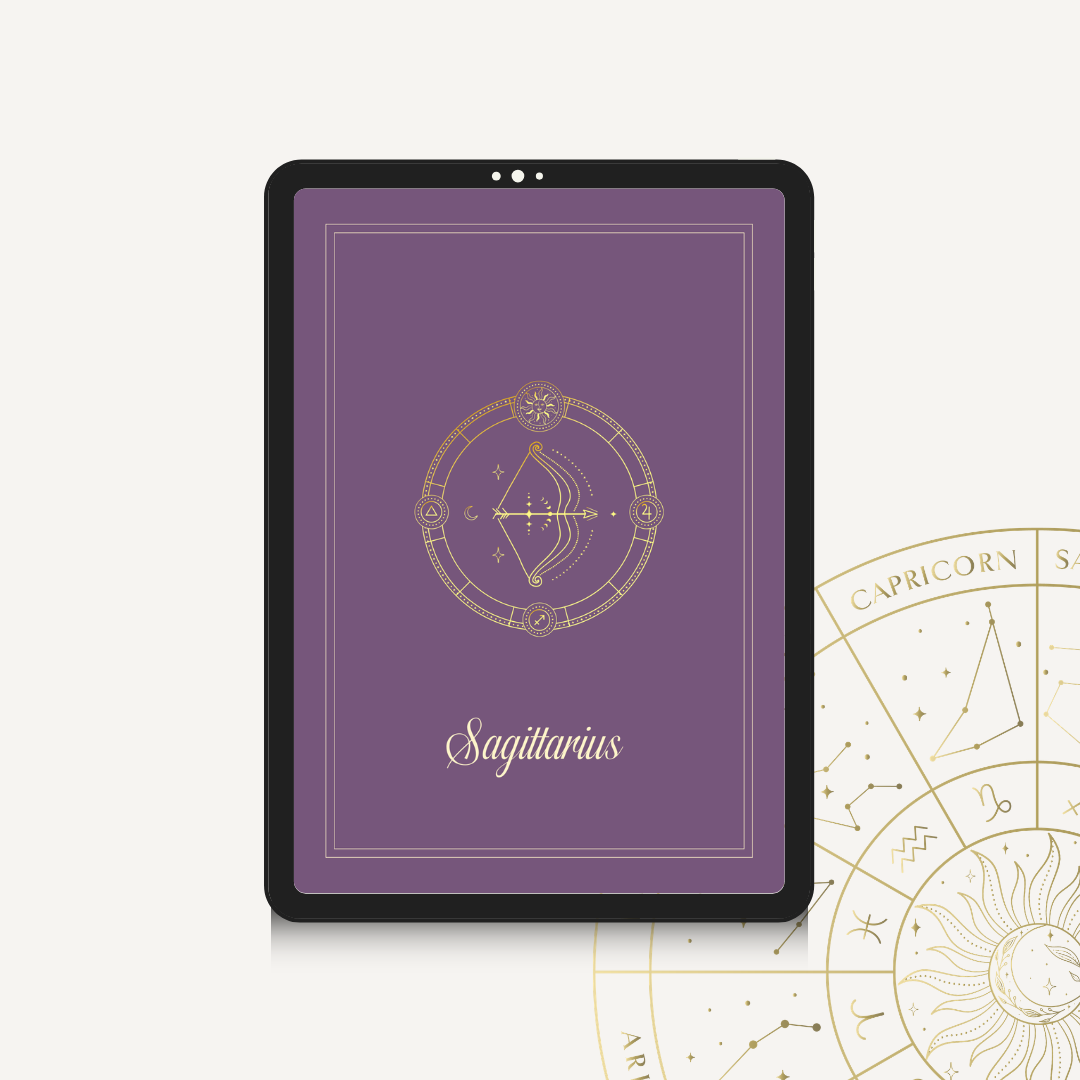Undated Celestial Zodiac Themed Planner for Astrology Lovers | Aries • Taurus • Gemini • Cancer • Leo • Virgo • Libra • Scorpio • Sagittarius • Capricorn • Aquarius • Pisces