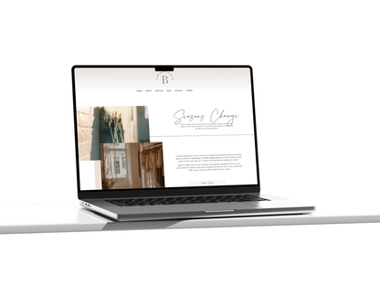 Bianka Squarespace Website Template