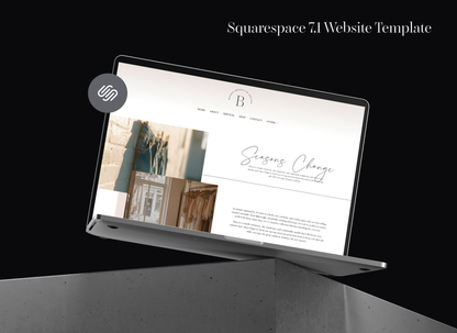 Bianka Squarespace Website Template