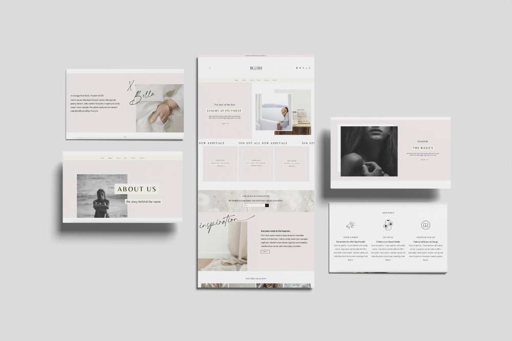 Blush | Customizable Website Template for Shopify