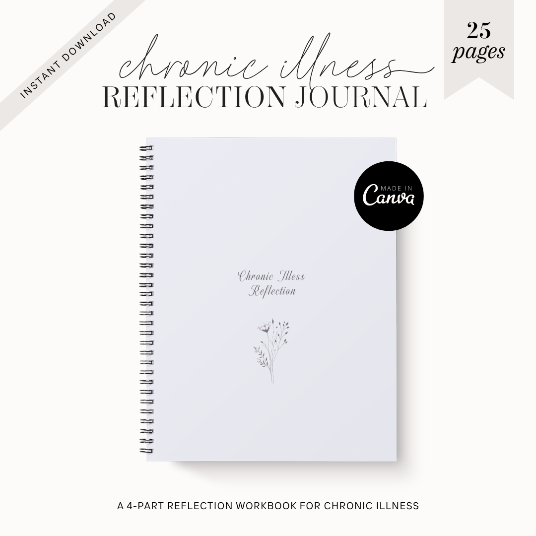 Chronic Illness Reflection Journal, Health Mindset Workbook, Emotional Healing Journey Prompts, Goodnotes Recovery Diary, Wellness Journal