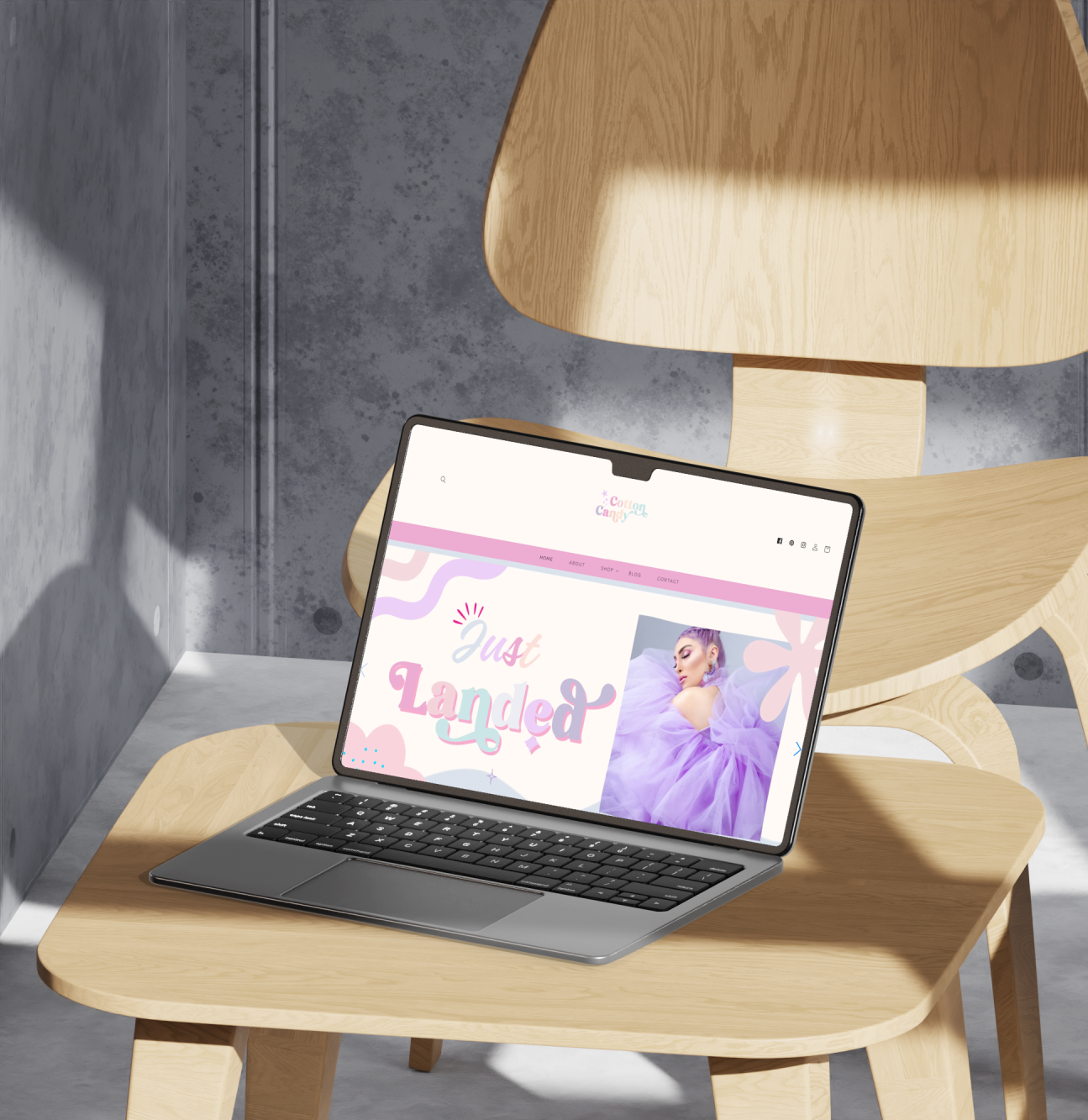 Cotton Candy Website Template for Shopify