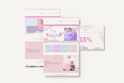 Cotton Candy Website Template for Shopify