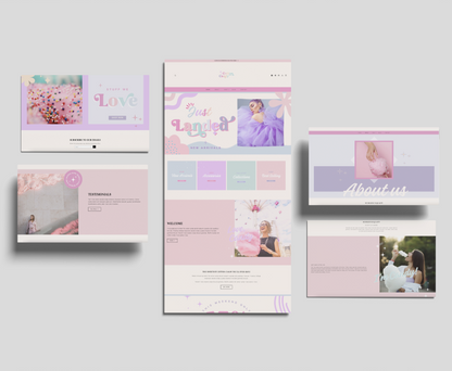 Cotton Candy Website Template for Shopify