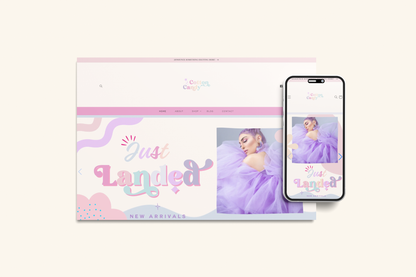Cotton Candy Website Template for Shopify