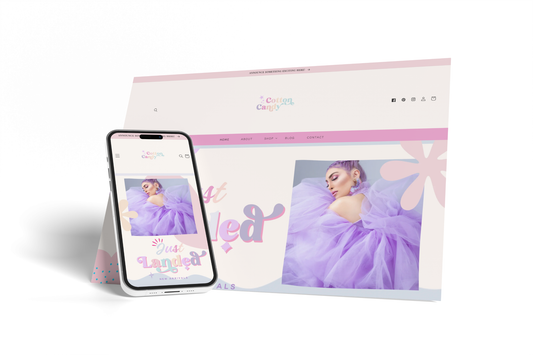 Cotton Candy Website Template for Shopify