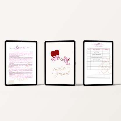 Printable Couples Journal for Relationship Growth, Digital Date Night Planner and Communication Workbook, Meaningful Anniversary Gift Idea