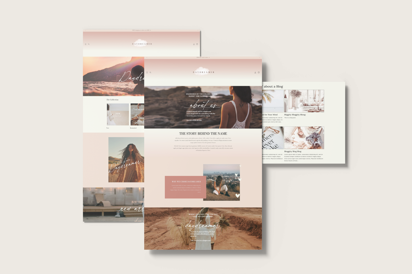 Daydreamer | Customizable Shopify Website Template