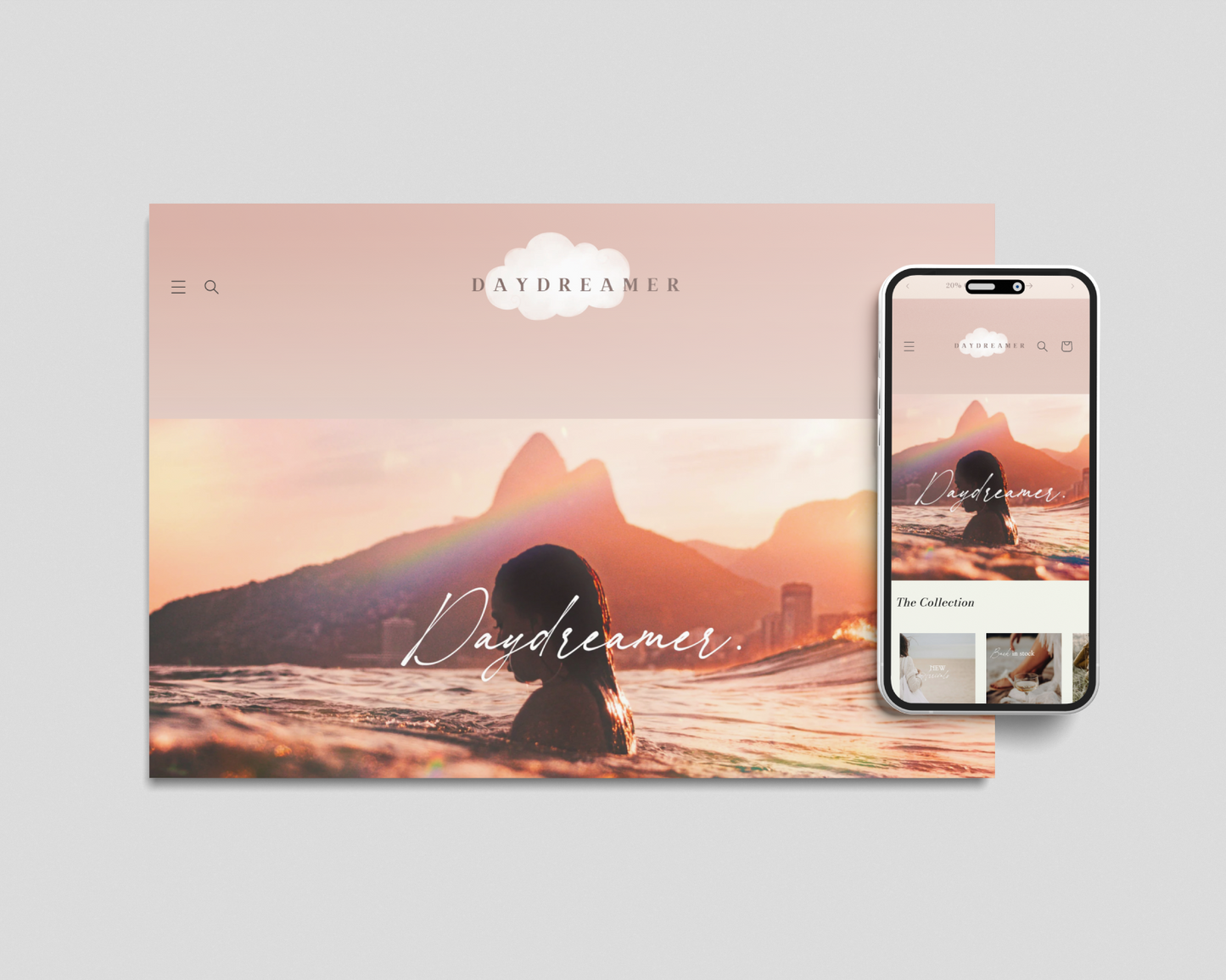 Daydreamer | Customizable Shopify Website Template