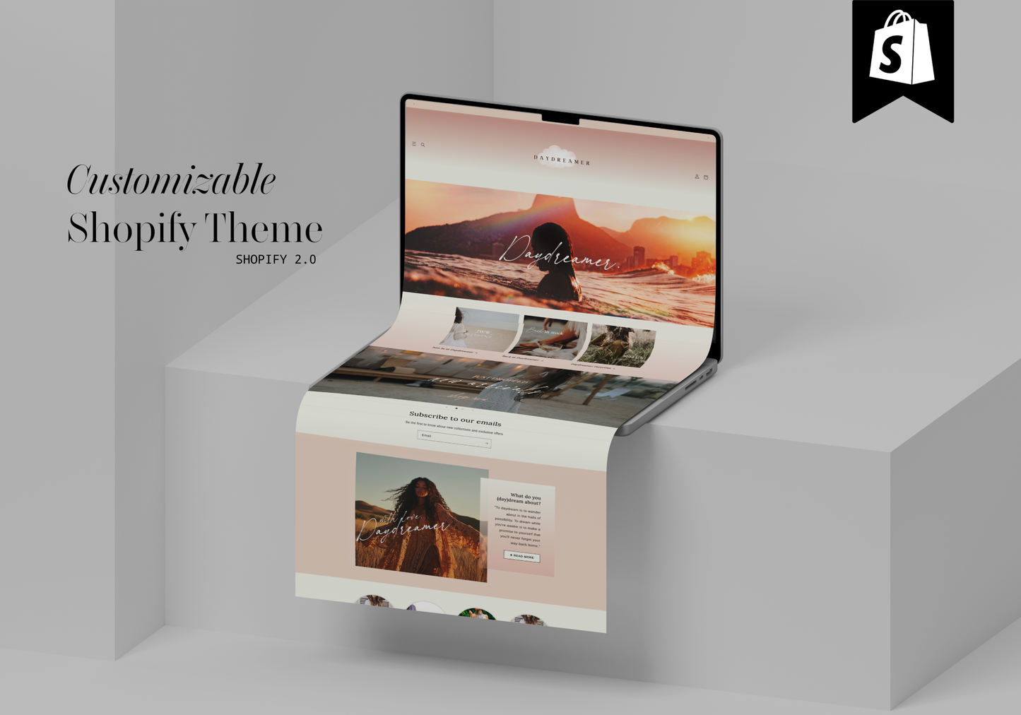 Daydreamer | Customizable Shopify Website Template