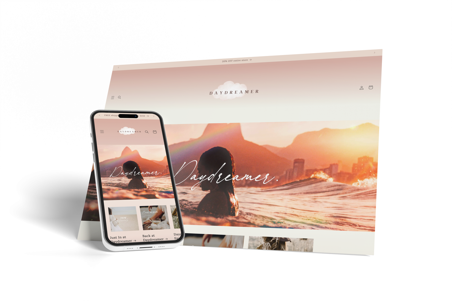 Daydreamer | Customizable Shopify Website Template