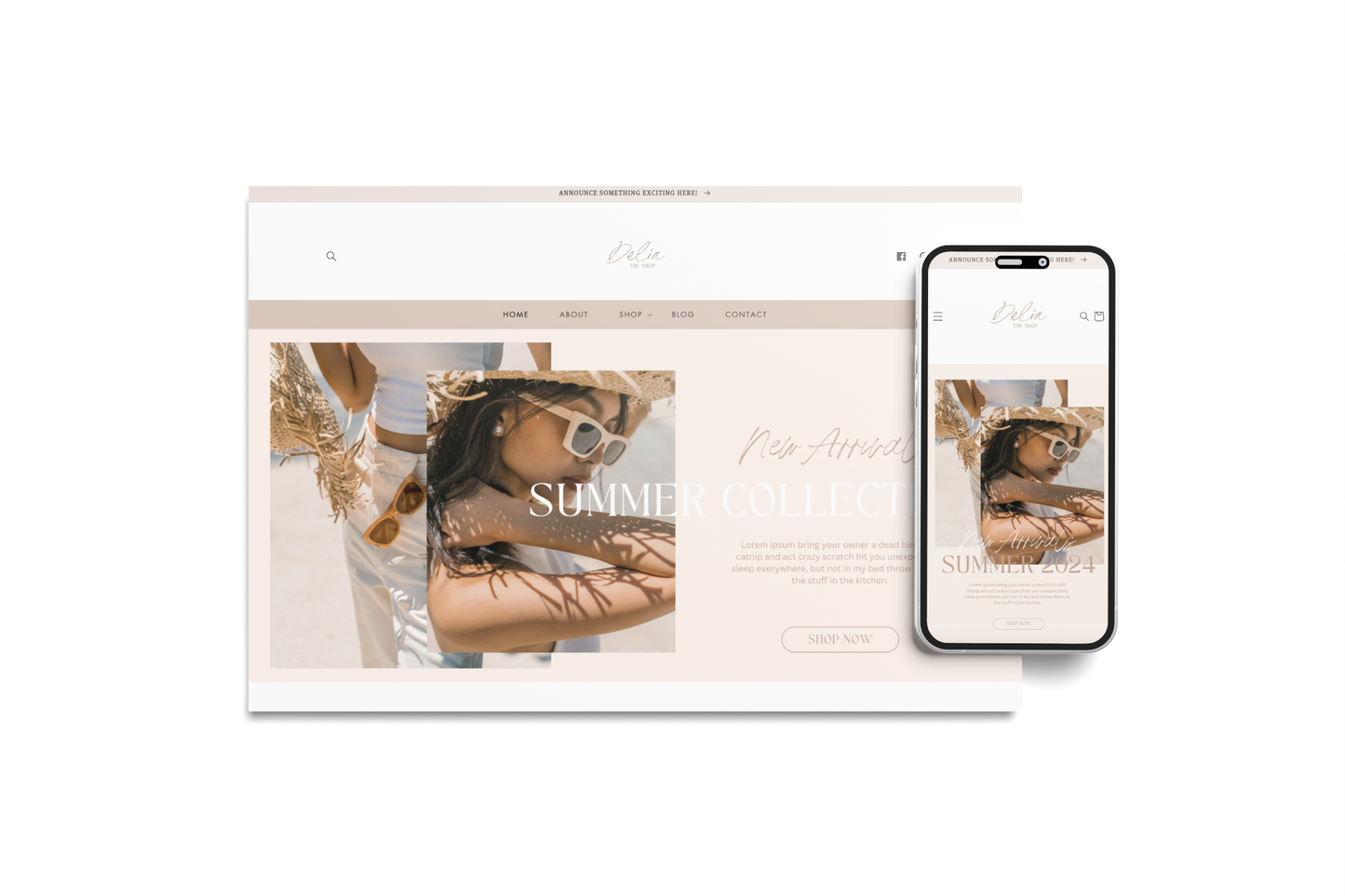 Delia Shopify Template