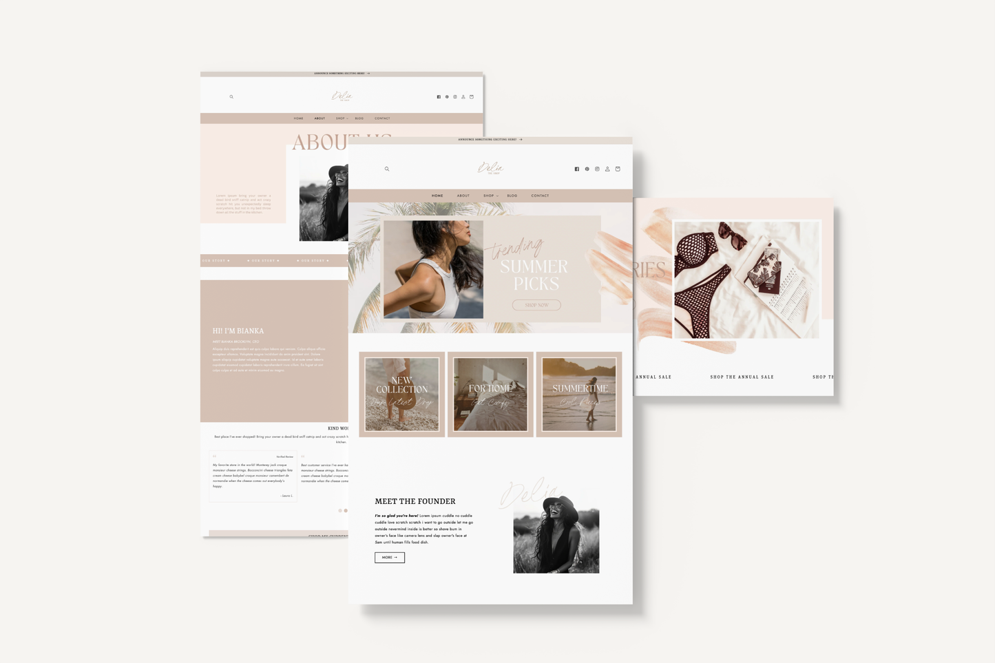 Delia Shopify Template