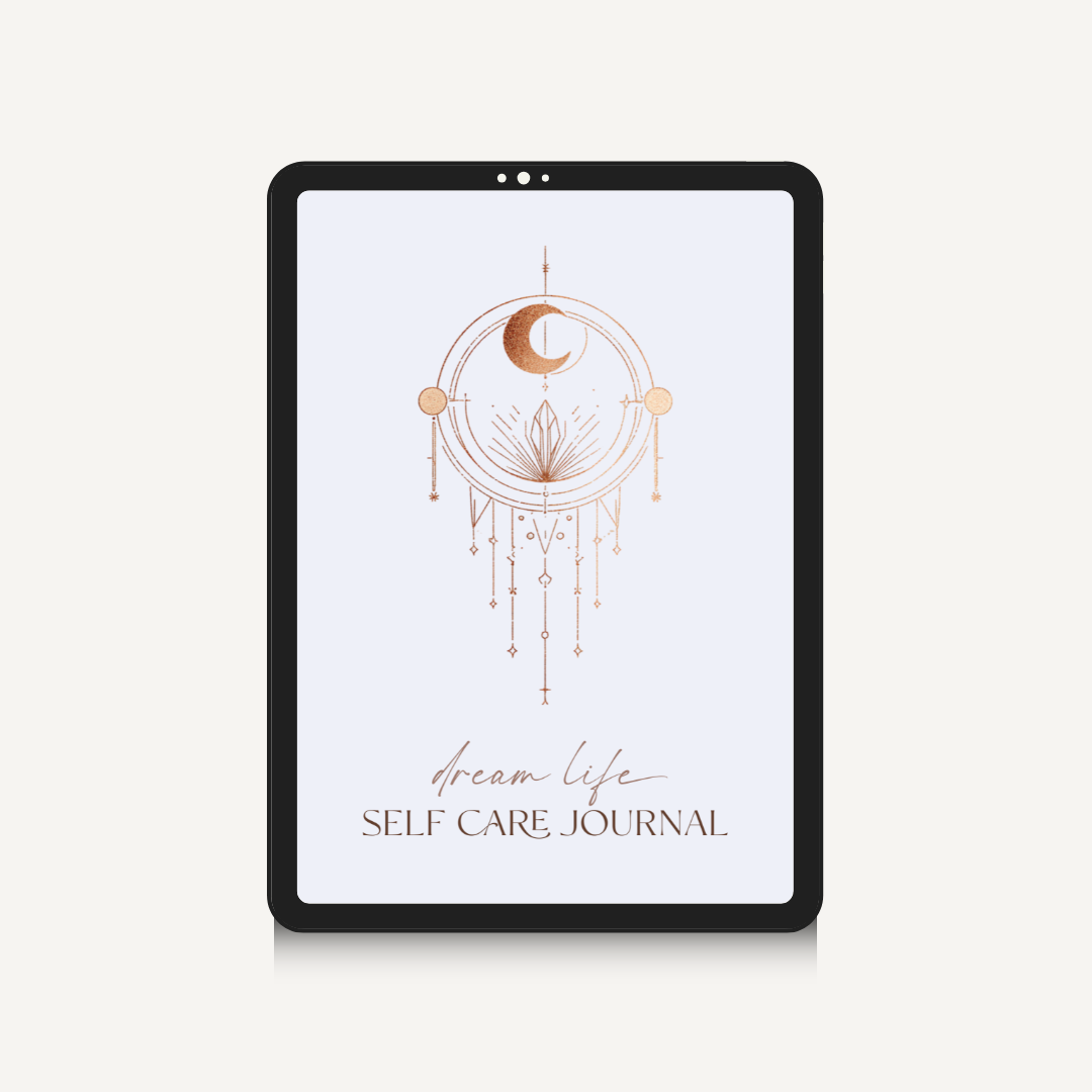 Dream Life Self Care Journal | Daily Wellness & Gratitude Planner | Mindfulness, Reflection & Positivity Workbook