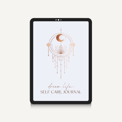 Dream Life Self Care Journal | Daily Wellness & Gratitude Planner | Mindfulness, Reflection & Positivity Workbook