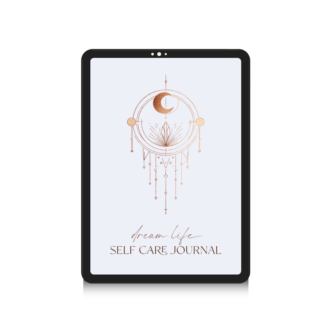 Dream Life Self Care Journal | Daily Wellness & Gratitude Planner | Mindfulness, Reflection & Positivity Workbook