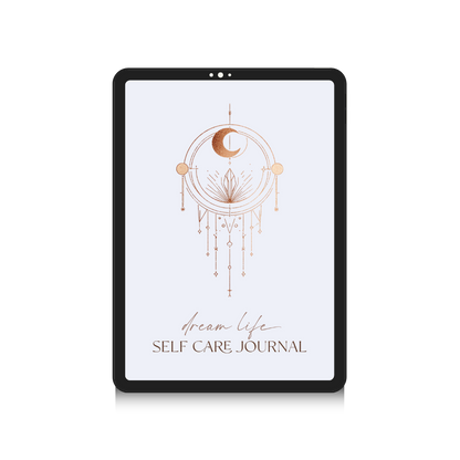 Dream Life Self Care Journal | Daily Wellness & Gratitude Planner | Mindfulness, Reflection & Positivity Workbook