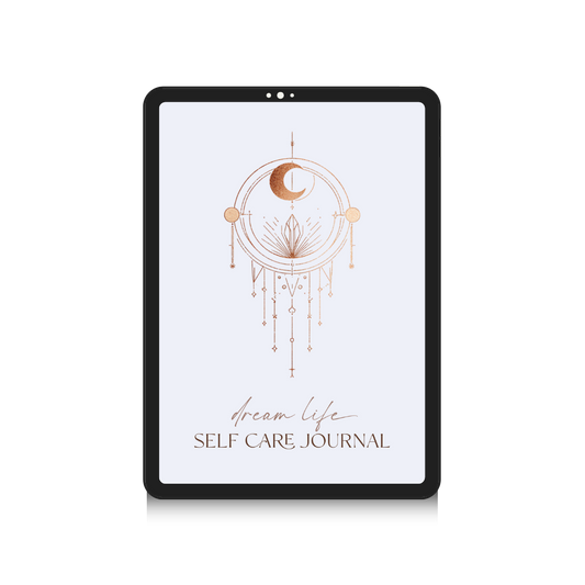 Dream Life Self Care Journal | Daily Wellness & Gratitude Planner | Mindfulness, Reflection & Positivity Workbook