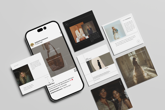 Ella Editorial Minimalist Social Media Kit | Instagram Templates for Coaches, Creatives, Small Businesses + Content Creators