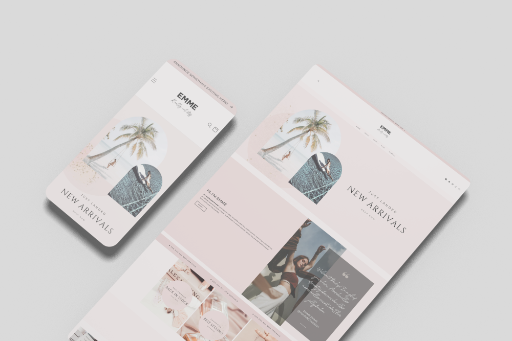 Emme | Customizable Shopify Website Template